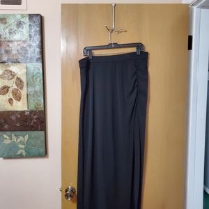 Lane Bryant long black skirt